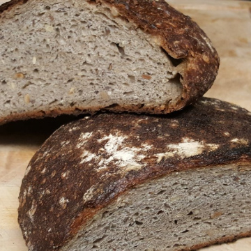 Grey Bread, Sourdough, by German BAKER BOY Bread of Tampa